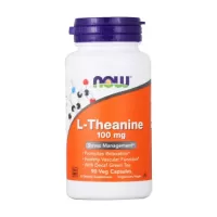 Теанин аминокислота L-Theanine от NOW Foods 90 кап.