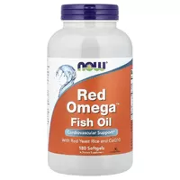 Красная Омега-3 Red Omega Fish Oil от NOW Foods 180 софтгель