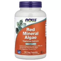 Комплекс минералов из красных водорослей Red Mineral Algae от NOW Foods 180 кап