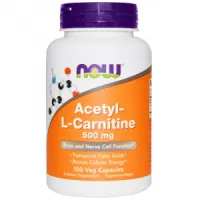 Л-карнитин Acetyl-L-Carnitine 500 мг от Now 100 кап
