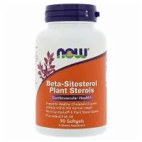 Бета-Ситостеролы Фитостеролов Beta-Sitosterol Plant Sterols от Now 90 софтгель