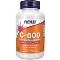 Витамин С (аскорбат кальция) C-500 от NOW Foods 100cap