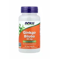 Антиоксидант Ginkgo Biloba от Now Foods 120 мг 60 кап