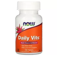 Мульти витамины Daily Vits от NOW Foods (100 табл)